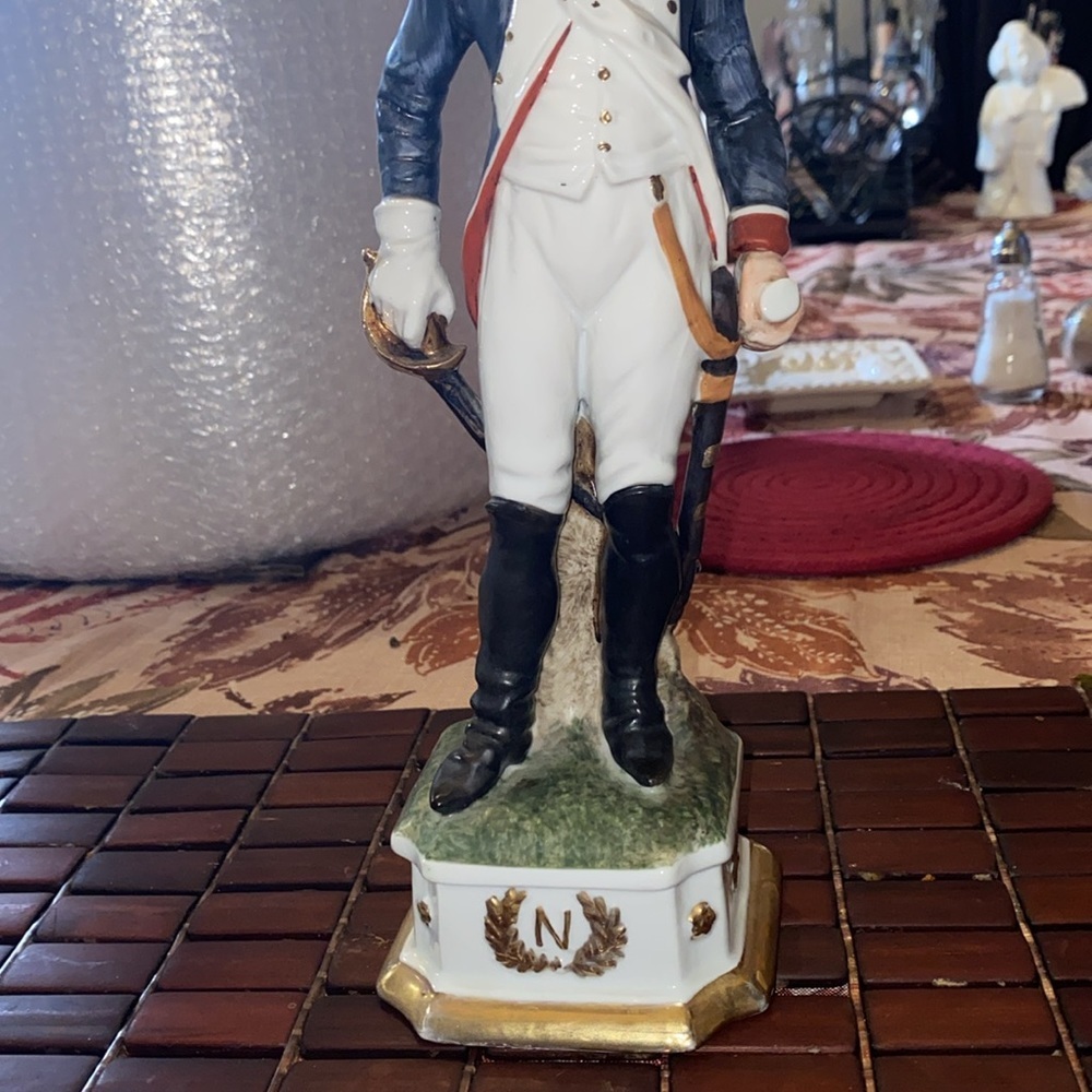 FINE VTG CAPODIMONTE DI PIETRO NAPOLEONIC ORIGINAL ARNART CREATION JAPAN 12” - Picture 3 of 7
